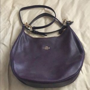 COACH Purple handbag/crossbody